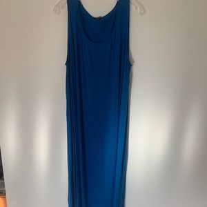 Eileen Fisher Long Blue Dress